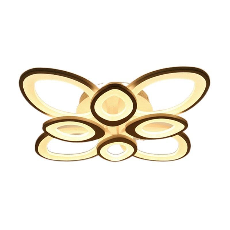 超亮大气客厅卧室LED吸顶灯 莲花形双多层婚房简约现代个性温馨灯,淘宝优惠券,粉丝福利购,淘宝优惠卷