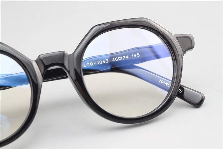 骚气多边形镜架个性复古赛璐珞眼镜框男手工方形近视眼镜1043 - 图2
