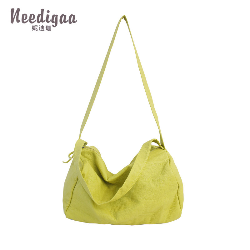 新款文艺风单肩包旅行 妮迪珈女士包袋