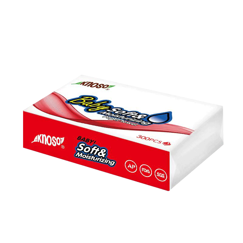 新品快乐森林婴儿嫩柔纸巾干湿两用婴幼儿专用湿润面巾抽纸家庭装 - 图3