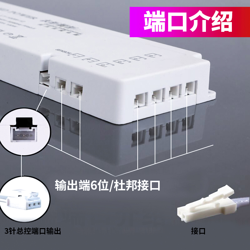 220V转12V24V酒柜衣柜橱柜灯专用开关电源杜邦接口感应灯带变压器-图1