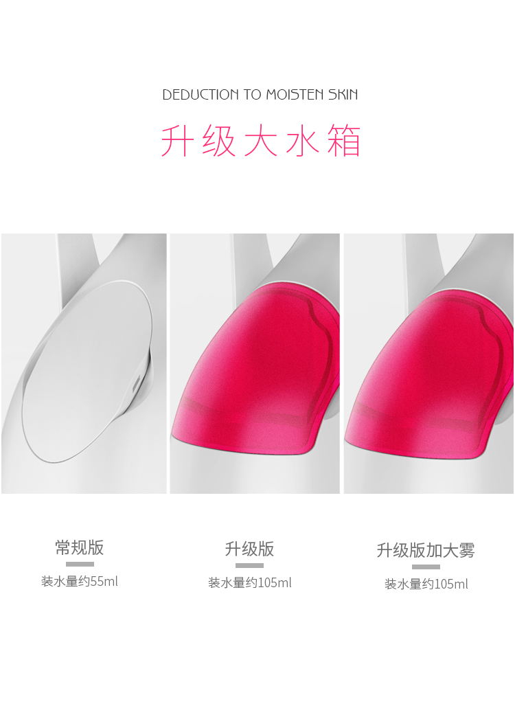 康佳沣泽专卖店康佳热喷蒸脸器喷雾补水仪脸面部加湿器纳米家用喷雾机美容仪保湿1