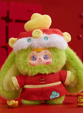 新款网红爆款盲盒三小毛行大运可爱毛绒公仔挂件马年礼物装饰摆件