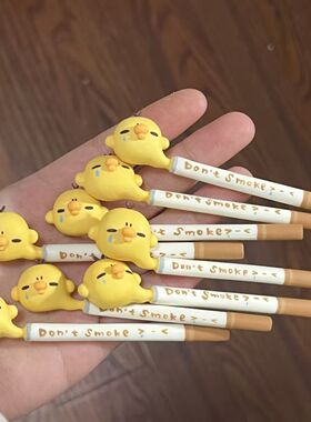 小红书同款甜美黄鸡鸭嘴发夹