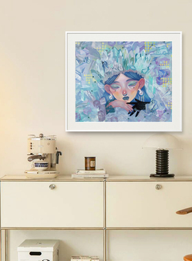 白敬亭同款装饰画丸山纯奈版画