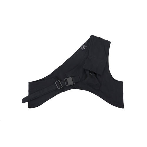 韩国ins潮牌暗黑中性战术轻机能马夹背心街头可拆卸搭配马甲男女 - 图3