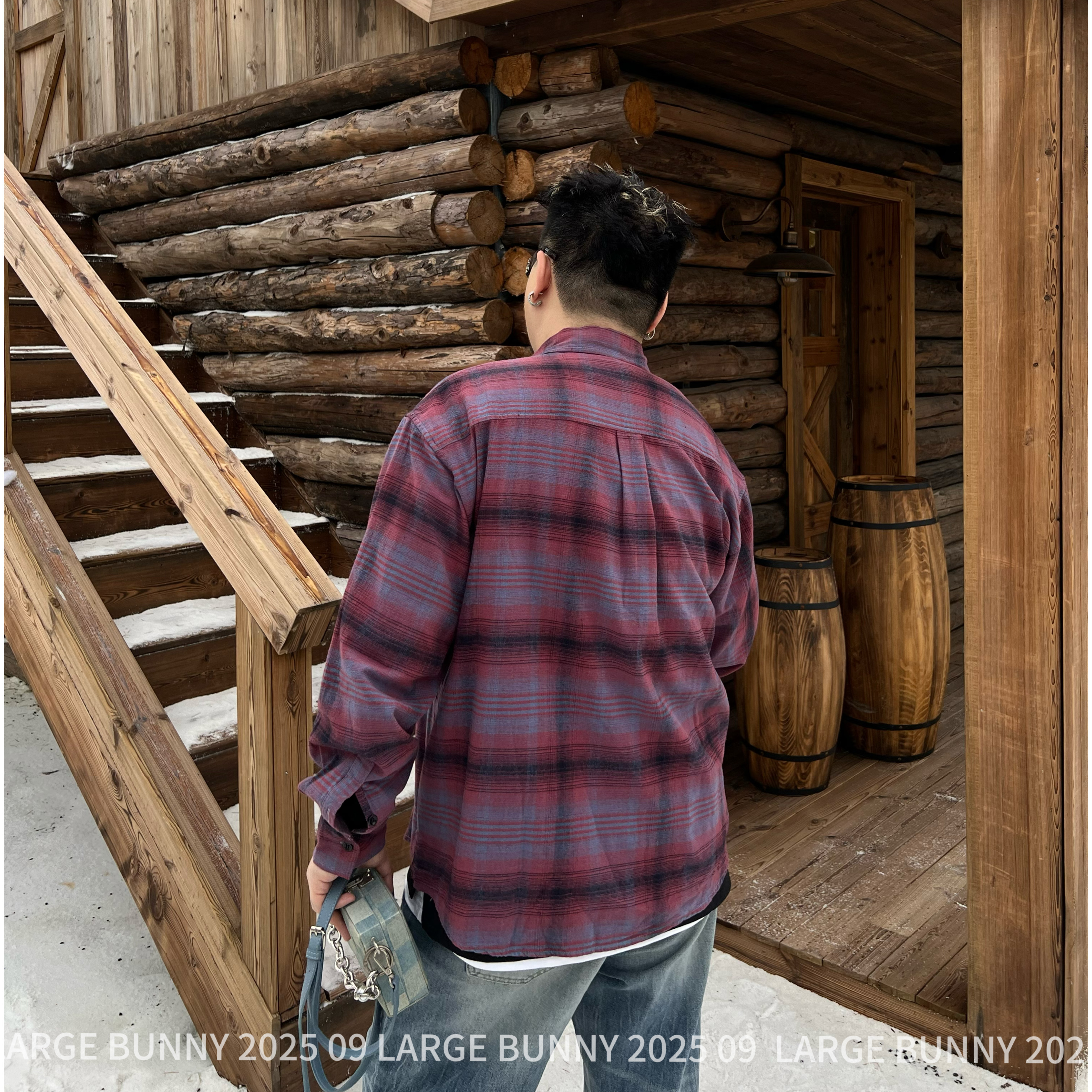 阿胖胖 大码复古格子衬衫男宽松休闲百搭长袖衬衣潮流时尚上衣,淘宝优惠券,粉丝福利购,淘宝优惠卷