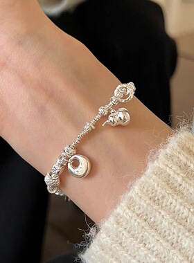 小胖福葫芦碎银手链轻奢百搭