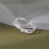 Adjustable index finger ring with bud ring opening