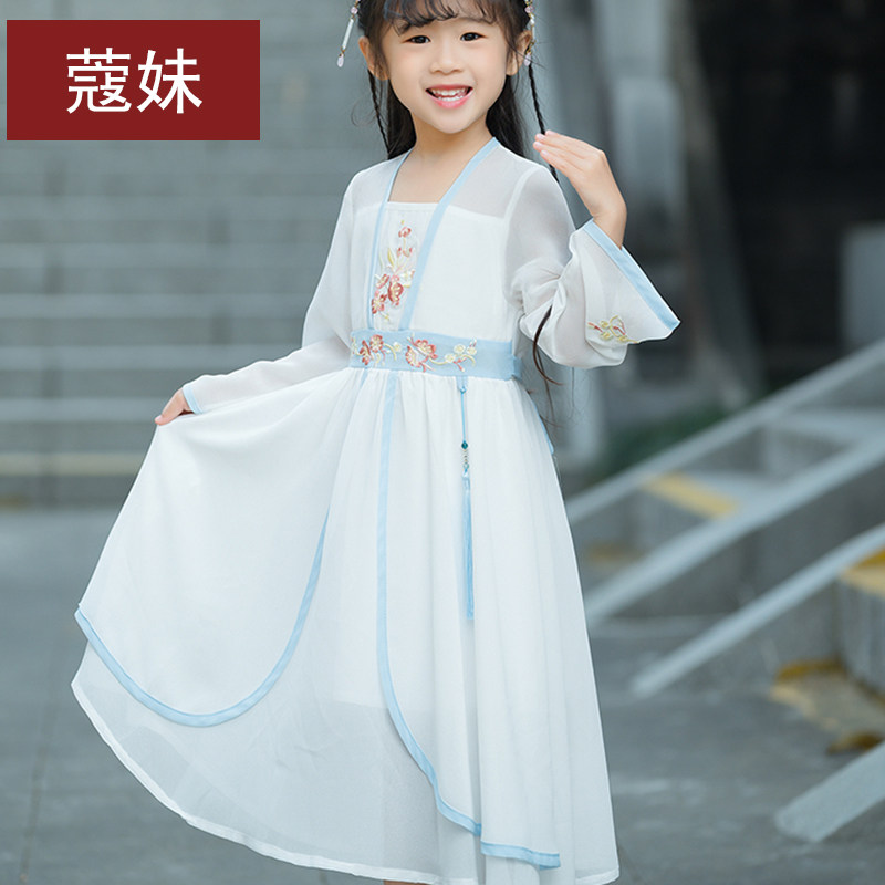 古装日常可穿亲子母女春夏改良汉服 蔻妹民族服装/舞台装