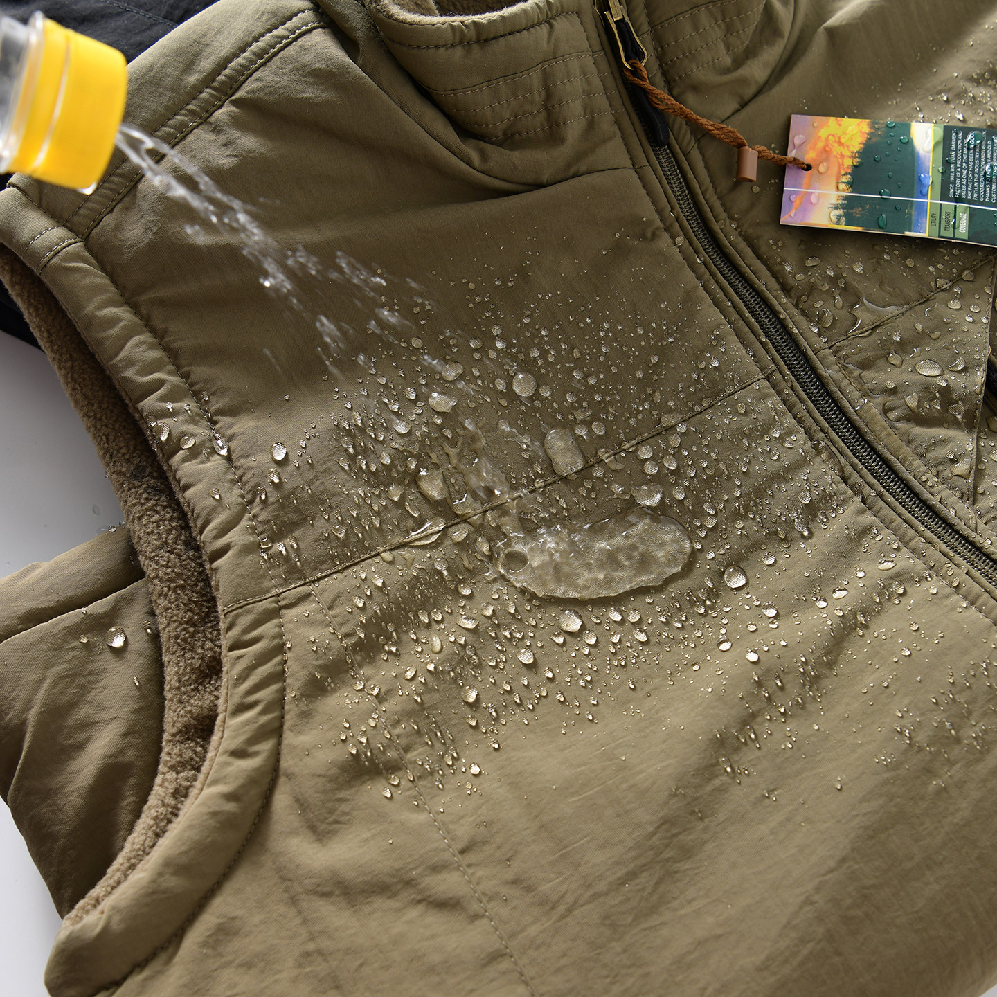 【户外机能~双面穿+防风防泼水】秋冬季男士加厚保暖立领工装马甲,淘宝优惠券,粉丝福利购,淘宝优惠卷