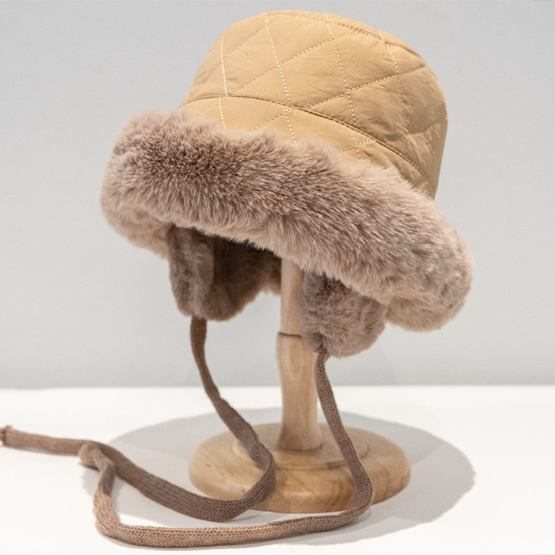 大脸蒙古护耳渔夫帽子男女秋冬季骑车显脸小加绒加厚盆帽防风保暖,淘宝优惠券,粉丝福利购,淘宝优惠卷