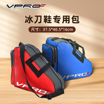 VPRO Ice Knife Shoes Packs Hockey Shoes Triangle Shoes Bag Figure Skating Shoes Flowers Skates Bag Red Bauer EDEA Apply