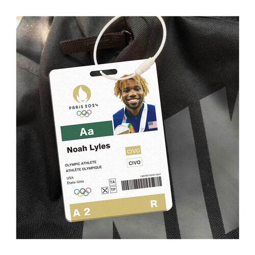 参赛证大迫杰书包挂件巴黎参赛证长跑运动员马拉松PVC小卡套挂绳 - 图3