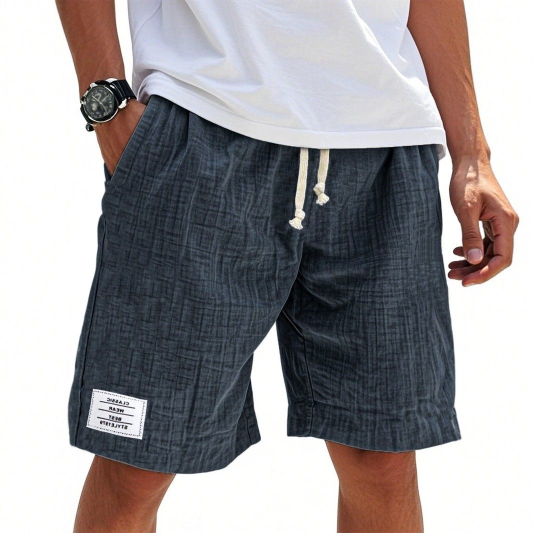 亚马逊新款全棉宽松短裤 男士夏季休闲沙滩裤,淘宝优惠券,粉丝福利购,淘宝优惠卷