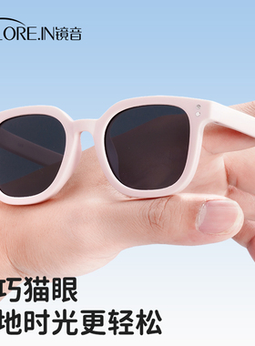 镜音儿童雪地墨镜偏光女童太阳镜男童防紫外线软硅胶宝宝遮阳眼镜
