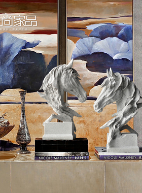 砂岩装饰摆件现代风格玄关电视柜