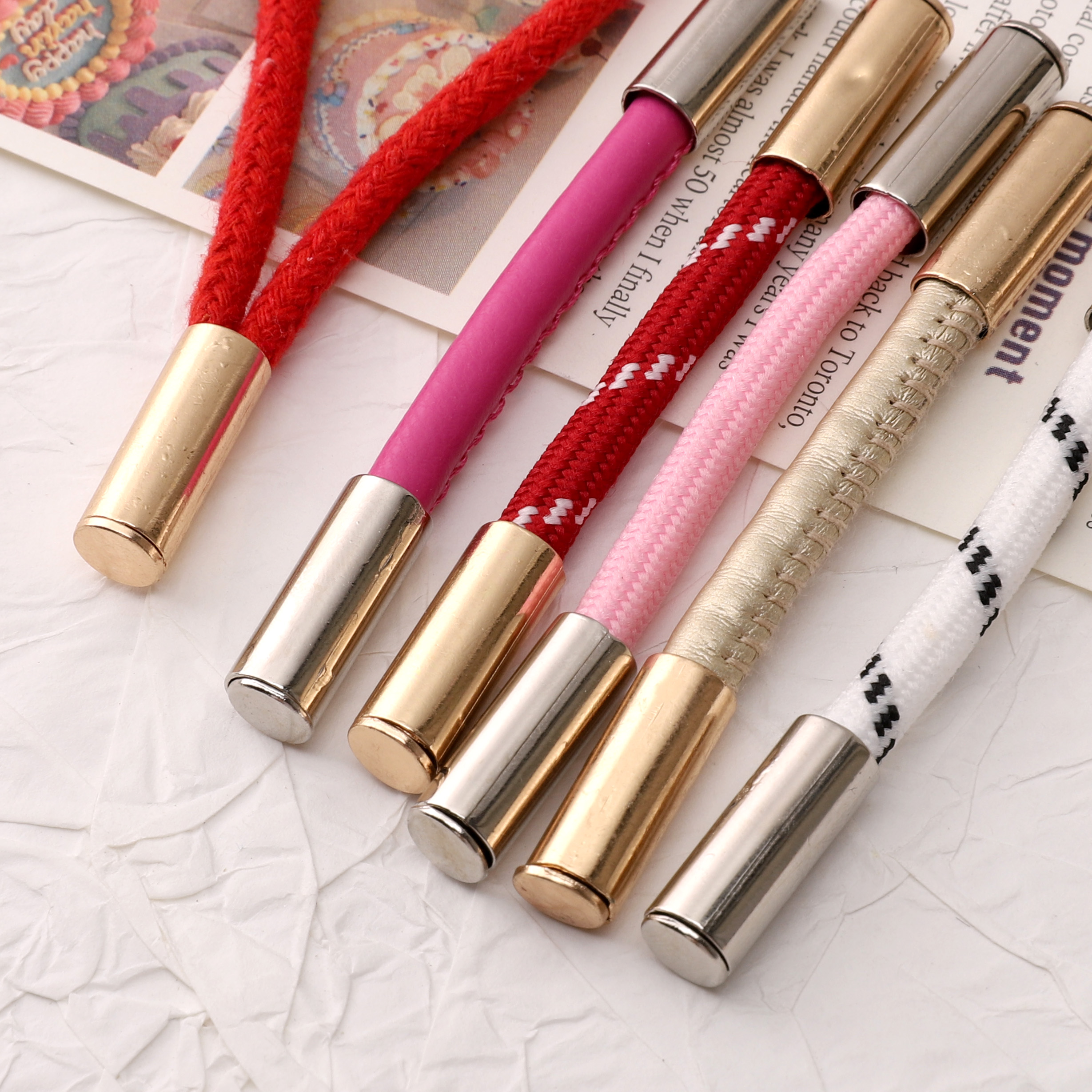 金属吊钟运动裤腰带绳卫衣帽子抽绳卡扣固定扣帽绳绳头夹绳封口扣 - 图2