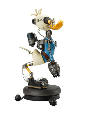 金属鸭子卡通摆件公仔手办限量