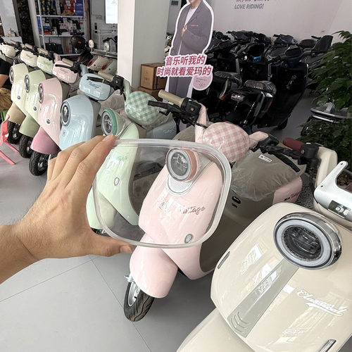 适用爱玛露娜/Q5/喜悦喜爱/罗兰pro仪表盘保护罩膜改造小配件装饰 - 图3