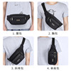 Multifunctional outdoor sports crossbody men's waist bag for summer travel waterproof wear-resistant large capacity cash collection work