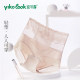 Women's high waist thin lace sexy tummy control butt lift underwear