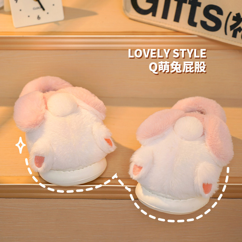 可爱包跟棉拖鞋女冬季2025新款室内家居防滑暖绒可外穿厚底棉鞋冬,淘宝优惠券,粉丝福利购,淘宝优惠卷