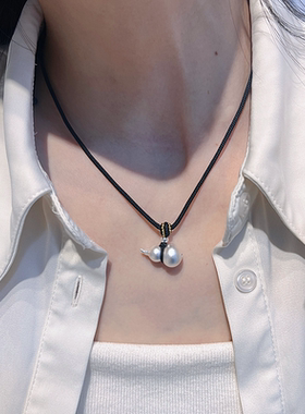 足银999女福禄葫芦K金色吊坠项链