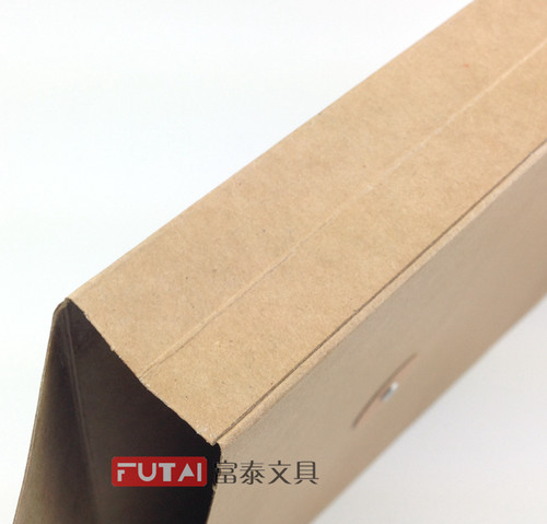 盛泰牌A4档案袋 400g档案袋A级无酸纸档案袋 超加厚牛皮纸档案袋 - 图1
