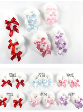 洛丽塔软妹萝莉风手环丝带蝴蝶结
