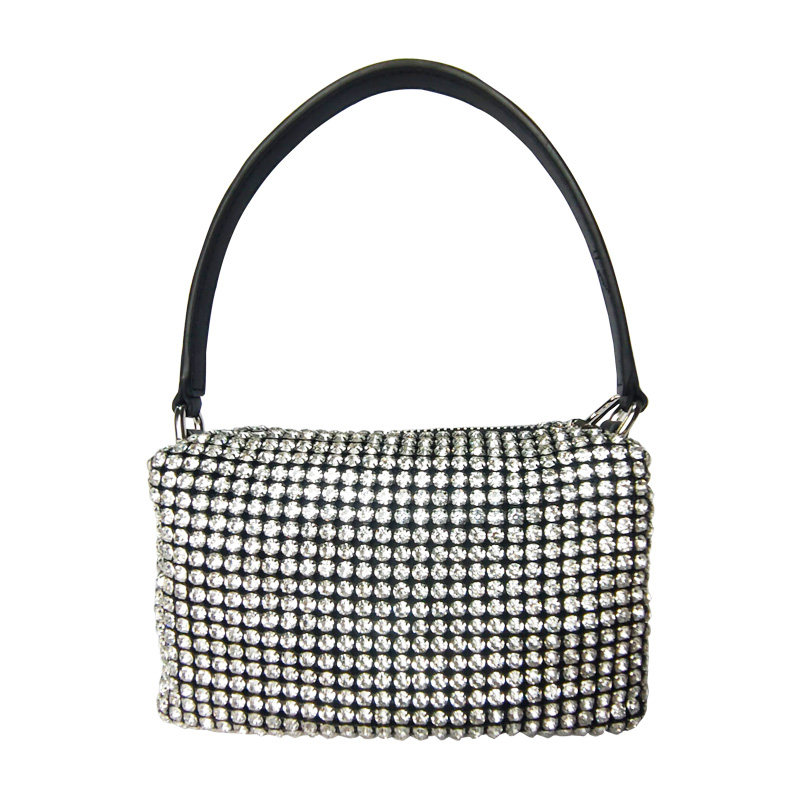 aw大王2020新款潮满钻腋下水钻包包 西罗拉女士包袋