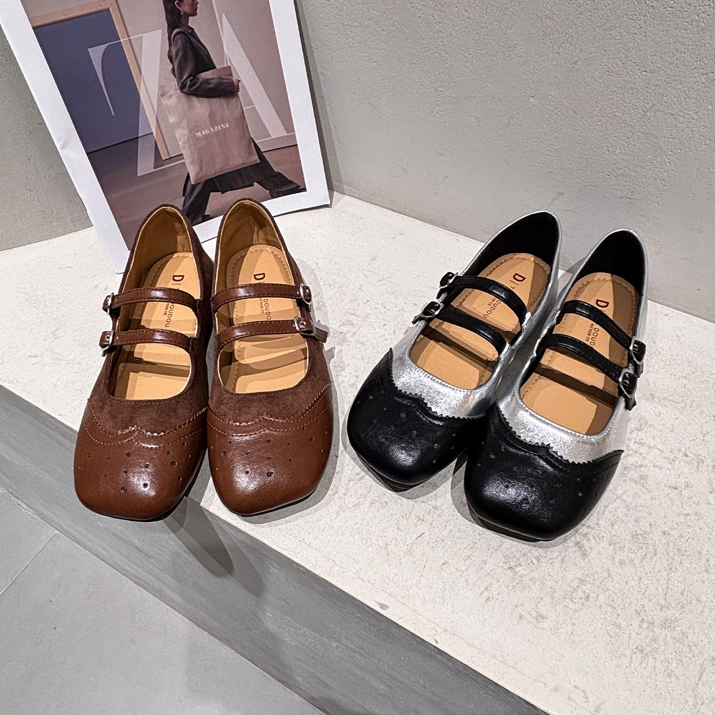 法式复古风芭蕾玛丽珍鞋女平底一字带舒适百搭单鞋,淘宝优惠券,粉丝福利购,淘宝优惠卷