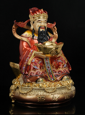 文财神供奉佛像店铺摆件