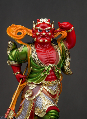 树脂中式客厅千里眼顺风耳神像