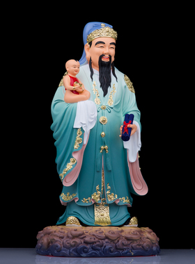 树脂祝福家用福禄寿神像摆件