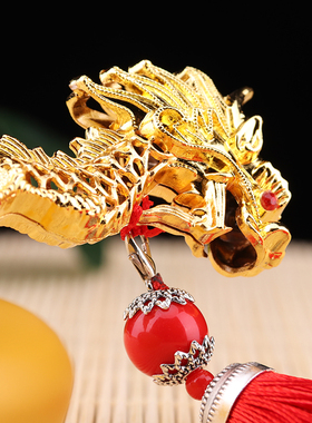 公婆王母娘娘月老锌合金龙头拐杖