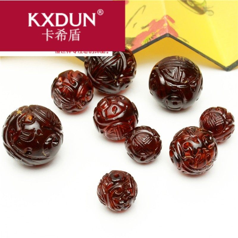 kxdun /卡希盾再造缅甸琥珀血珀 卡希盾其他DIY饰品配件