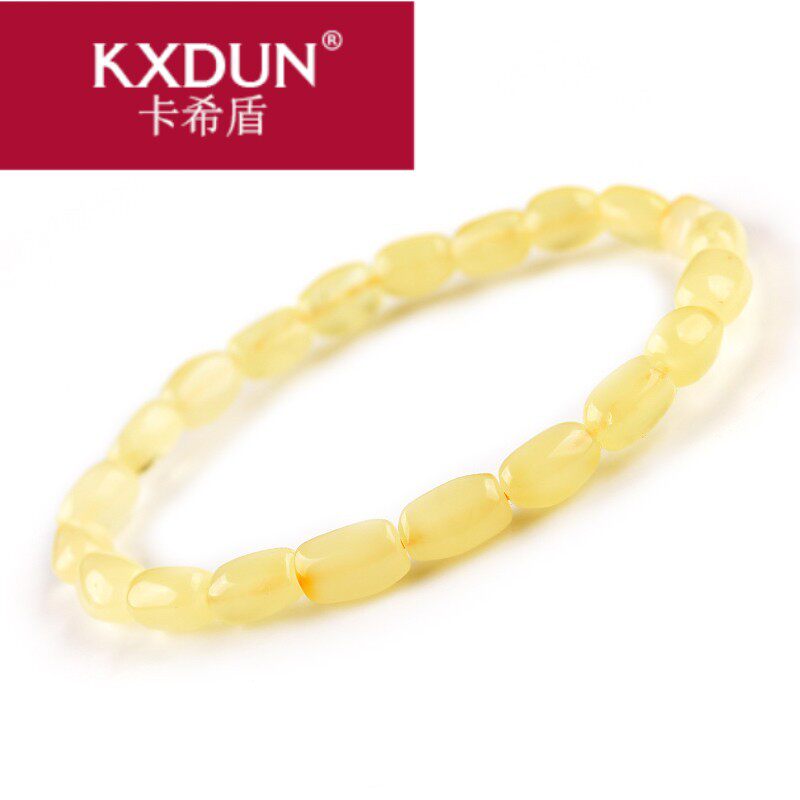 kxdun /卡希盾蜜蜡随形女鸡油黄 卡希盾手链