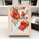 Rose cross stitch thread embroidery cartoon room living room hand embroidery pendant ໃຫມ່ embroidery ງ່າຍດາຍ diy2024 ຕ່ອນຂະຫນາດນ້ອຍຂະຫນາດໃຫຍ່