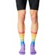 德国捏手指 FINGERSCROSSED骑行袜彩虹袜网红户外运动袜子