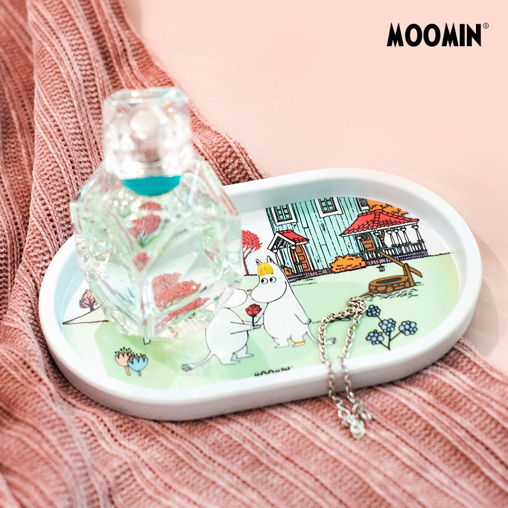 姆明小托盘 日式椭圆树脂下午茶甜品碟 盲盒ins风桌面收纳置物盘,淘宝优惠券,粉丝福利购,淘宝优惠卷