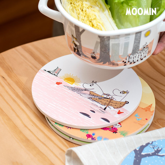 Moomin Thermal Insulation Pad Home Dining Table Ceramic Silent Cork