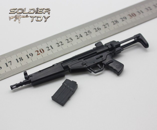 现货1/6现代兵人模型散件 HK53短卡宾枪塑料拼装模型不能发射 - 图1