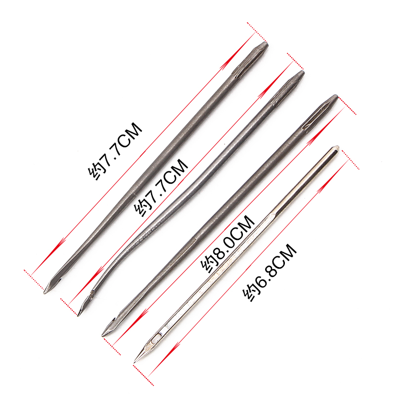 大号铜锥子直孔直勾弯针修鞋工具纳鞋底上鞋锥子钩针锥子套餐 - 图0