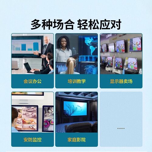 绿联 vga分配器一分二分屏器监控视频电脑转换器主机电视投影仪高清显示器分频器1进2出多屏幕扩展器一进二出 - 图3