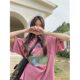 ເສື້ອຍືດຄໍສັ້ນແຂນສັ້ນອາເມລິກາສໍາລັບແມ່ຍິງ summer 2026 ຮູບແບບໃຫມ່ lazy style loose casual versatile ເຄິ່ງແຂນເສື້ອເກົາຫຼີ