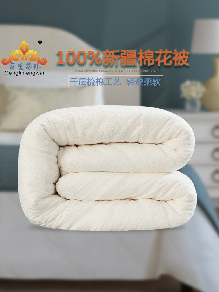 新疆棉花被芯纯棉花床垫棉絮垫被子棉被棉胎褥子单人冬被加厚保暖,淘宝优惠券,粉丝福利购,淘宝优惠卷