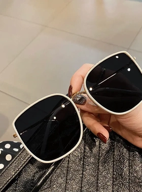 2025新款韩版bi大框太阳镜女小红色ins风墨镜防紫外线眼镜