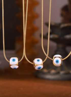 欧美简约个性百搭钛钢蛇骨链饰品