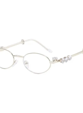 24年新款Y2K中古风重工镶钻时尚金属复古太阳镜网红同款现货